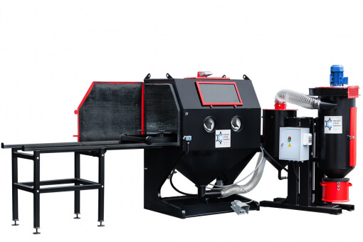 Пескоструйная камера напорного типа КСО-115-Н-ФВР-М с рекуператором