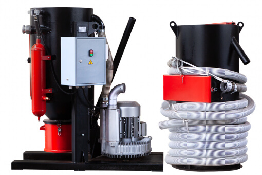 Система сбора и рекуперации абразивного материала СОВ-4-М